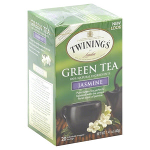 Twinings, Jasmine Green Tea, 20 Bags(Case Of 6)