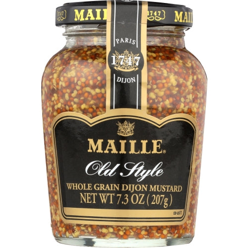 Maille, Mustard Old Style Whlgrn, 7.3 Oz(Case Of 6)