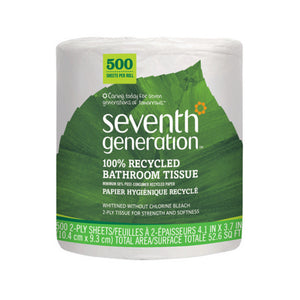 Seventh Generation, Bathroom Tissue Paper, 1 Count(Case Of 60)