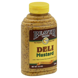 Beaver, Deli Mustard Squeeze, 12.5 Oz(Case Of 6)