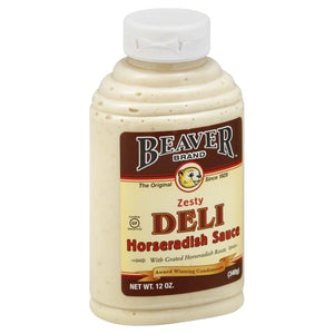 Beaver, Zesty Deli Horseradish Sauce, 12 Oz(Case Of 6)