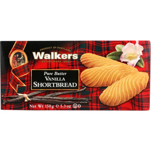 Walkers, Vanilla Shortbread, 5.3 Oz(Case Of 12)