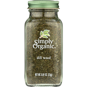Simply Organic, Ssnng Dill Weed Org Bttl, 0.81 Oz(Case Of 6)