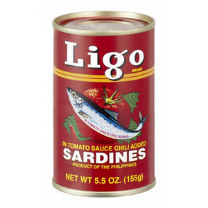 Ligo, Sardine Tmo Sce & Chili, Case of 25 X 5.5 Oz