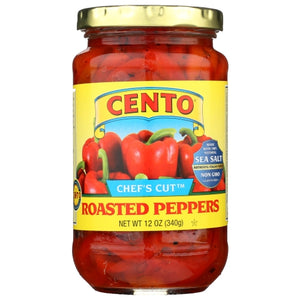 Cento, Chefs Cut Roasted Pepper, 12 Oz(Case Of 12)