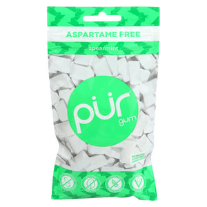 The Pur Company, Pur Gum Spearmint Bag, 2.72 Oz(Case Of 12)