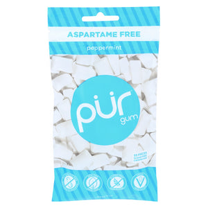 The Pur Company, Pur Gum Peppermint Bag, 2.72 Oz(Case Of 12)