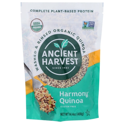 Ancient Harvest, Quinoa Harmony Organic Tri Color Grains, 14.4 Oz(Case Of 12)