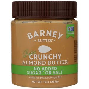 Barney Butter, Bare Crunchy Almond Butter, 10 Oz(Case Of 6)