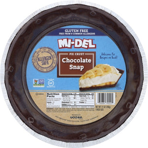 Midel, Pie Crust Gf Choc Snap, 7.1 Oz(Case Of 12)