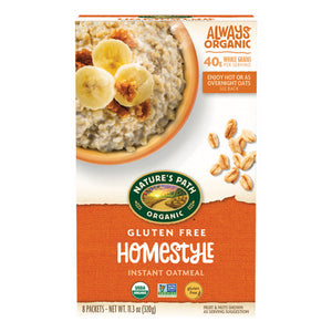 Natures Path, Organic Homestyle Instant Oatmeal, 11.3 Oz