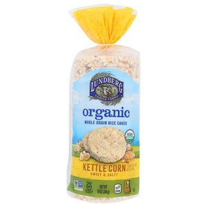 Lundberg, Organic Sweet And Salty Kettle Corn Rice Cake, 10 Oz(Case Of 6)