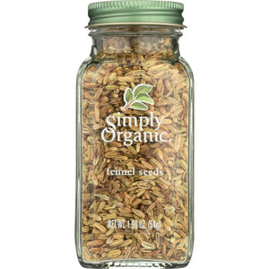 Simply Organic, Ssnng Fennel Seeds Bttl, 1.9 Oz(Case Of 6)