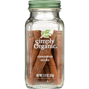 Simply Organic, Cinnamon Stix Whl Bttl, 1.13 Oz(Case Of 6)