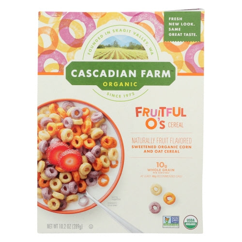 Cascadian Farm, Fruitful O's Cereal, 10.2 Oz(Case Of 10)