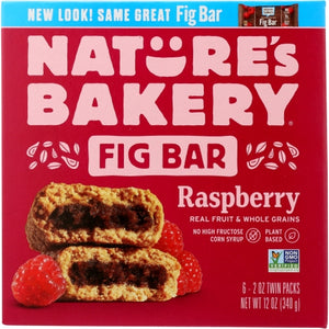 Natures Bakery, Bar Fig Whlwht Rspbrry, 12 Oz