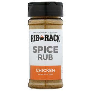 Rib Rack, Chicken Spice Rub Seasoning, 5.5 Oz(Case Of 6)