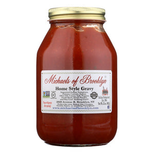 Michaels Of Brooklyn, Sauce Homestyle Gravy, Case of 6 X 32 Oz