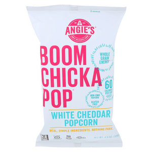 Angie's, Boomchickapop White Cheddar Popcorn, 4.5 Oz(Case Of 12)