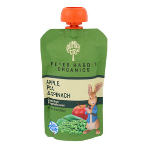 Peter Rabbit, Pea Spinach & Apple Puree, 4.4 Oz(Case Of 10)