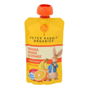 Peter Rabbit, Mango  Banana & Orange Puree, 4 Oz(Case Of 10)