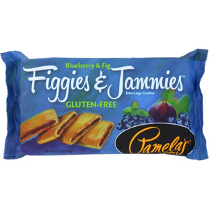 Pamela's Products, Figgies And Jammies Extra Large Cookies Gluten Free Blueberry And Fig, 9 Oz(Case Of 6)