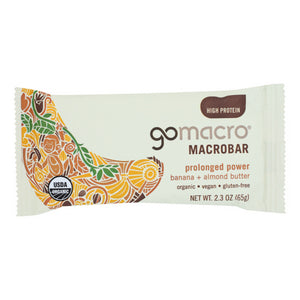 Gomacro, Banana And Almond Butter, 2.3 Oz(Case Of 12)