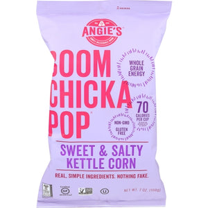 Angie's, Boomchickapop Sweet And Salty Kettle Corn Popcorn, 7 Oz
