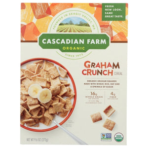 Cascadian Farm, Graham Crunch Cereal, 9.6 Oz(Case Of 10)