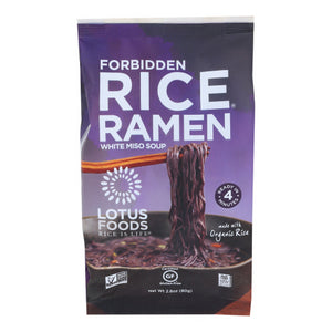 Lotus Foods, Organic Rice Ramen With Miso Soup Forbidden, 2.8 Oz(Case Of 10)