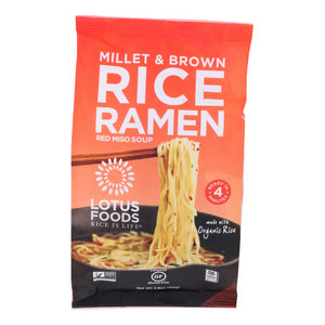 Lotus Foods, Ramen Soup Mix Millet And Brown Rice, 2.8 Oz(Case Of 10)