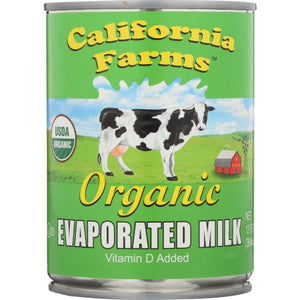 California Farms, Milk Evaporated Org, 12 Oz(Case Of 12)