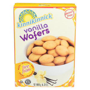 Kinnikinnick, Gluten Free Vanilla Wafers, 6.3 Oz(Case Of 6)