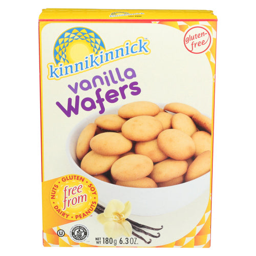 Kinnikinnick, Gluten Free Vanilla Wafers, 6.3 Oz(Case Of 6)