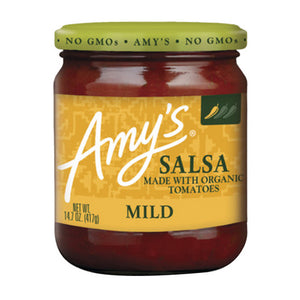 Amys, Organic Salsa Mild With Tomatoes, 14.7 Oz(Case Of 6)