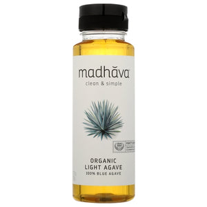 Madhava Honey, Agave Nectar Light Org, 11.75 Oz