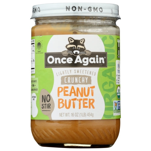 Once Again, Peanut Butter Crunchy, 16 Oz(Case Of 6)