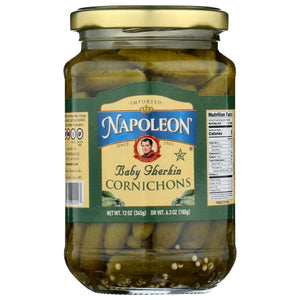 Napoleon Co, Sweet And Crunchy Cornichons, 12 Oz(Case Of 6)