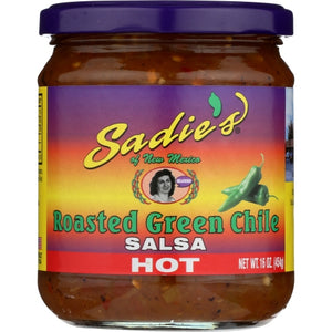 Sadie, Roasted Green Chile Hot Salsa, 16 Oz(Case Of 12)