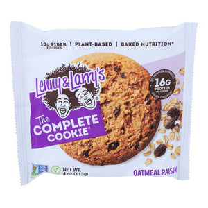 Lenny And Larry's, Complete Oatmeal Raisin Cookie, 4 Oz(Case Of 12)