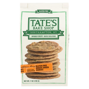 Tates, Gluten Free Ginger Zinger Cookies, 7 Oz(Case Of 6)