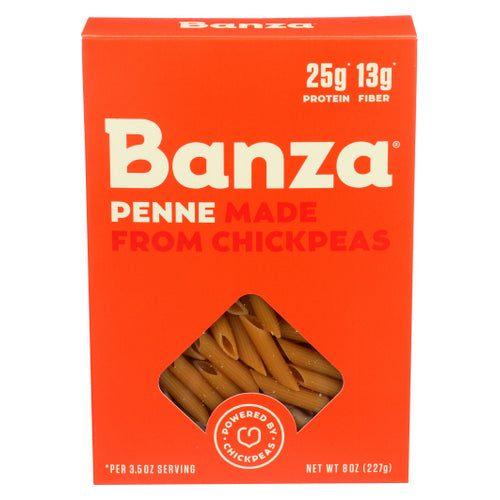 Banza, Gluten Free Chickpea Penne, 8 Oz(Case Of 6)