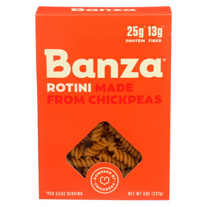 Banza, Gluten Free Chickpea Rotini, 8 Oz(Case Of 6)