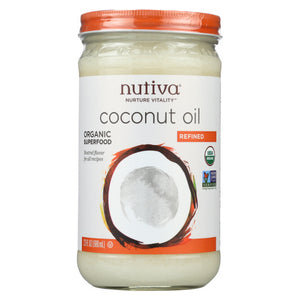 Nutiva, Refined Coconut Oil, Case of 6 X 23 Oz