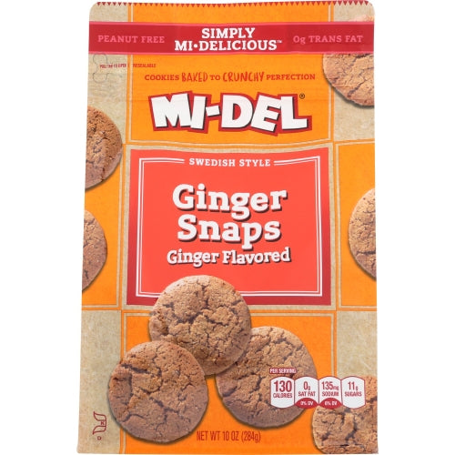 Midel, Cookie Ginger Snap Flvrd, 10 Oz(Case Of 8)