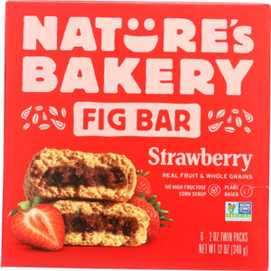 Natures Bakery, Bar Fig Whlwht Strwbrry, 12 Oz(Case Of 6)