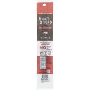 Nicks Sticks, Snack Beef Stx Spcy Grass, 1.7 Oz(Case Of 25)