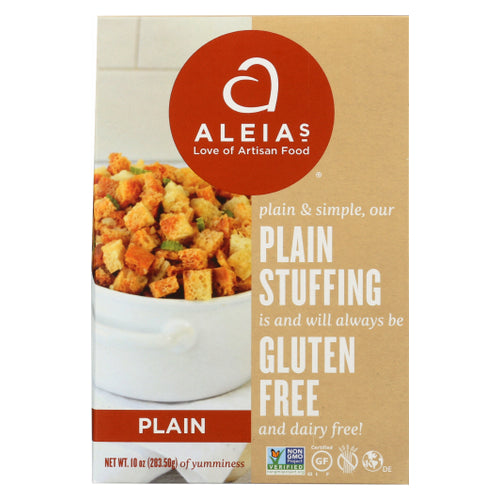 Aleias, Gluten Free Stuffing Mix Plain, 10 Oz(Case Of 6)