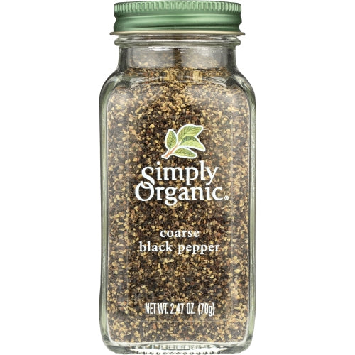 Simply Organic, Spice Blk Pepper Coarse, 2.47 Oz