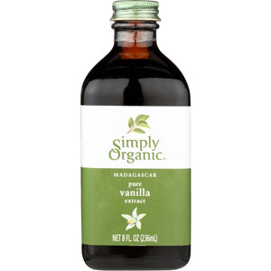 Simply Organic, Extract Vanilla, 8 Oz